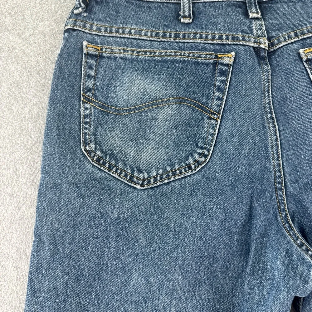 Lee Jeans Mens 34x32 Blue Relaxed Fit Straight Leg Cotton Denim 2055540